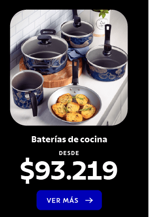 Baterías de cocina DESDE $93.219